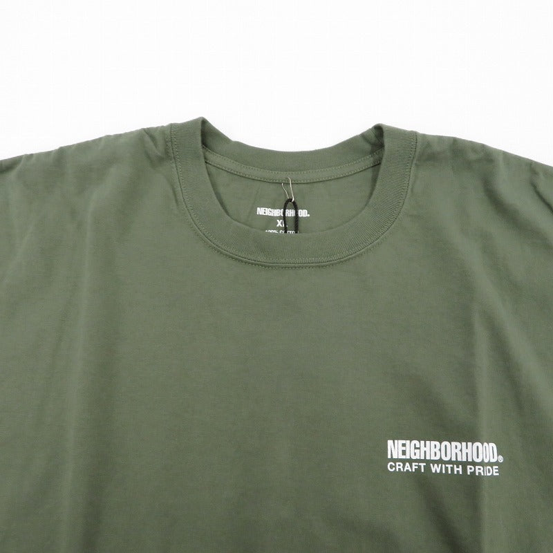 NEIGHBORHOOD | ネイバーフッド SPOT .TEE SSー1 半袖Ｔシャツ 251PCNH-ST06S カーキ サイズ：XL【瀬戸大橋店】