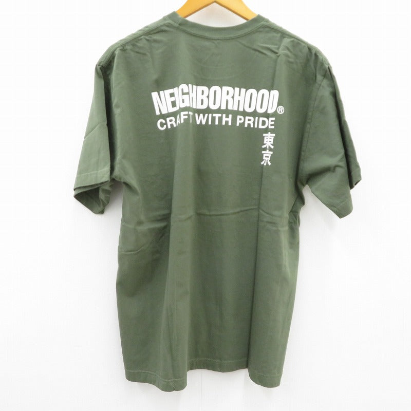 NEIGHBORHOOD | ネイバーフッド SPOT .TEE SSー1 半袖Ｔシャツ 251PCNH-ST06S カーキ サイズ：L【瀬戸大橋店】