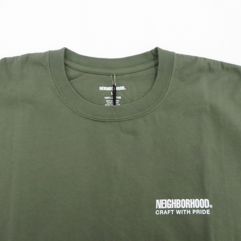 NEIGHBORHOOD | ネイバーフッド SPOT .TEE SSー1 半袖Ｔシャツ 251PCNH-ST06S カーキ サイズ：L【瀬戸大橋店】