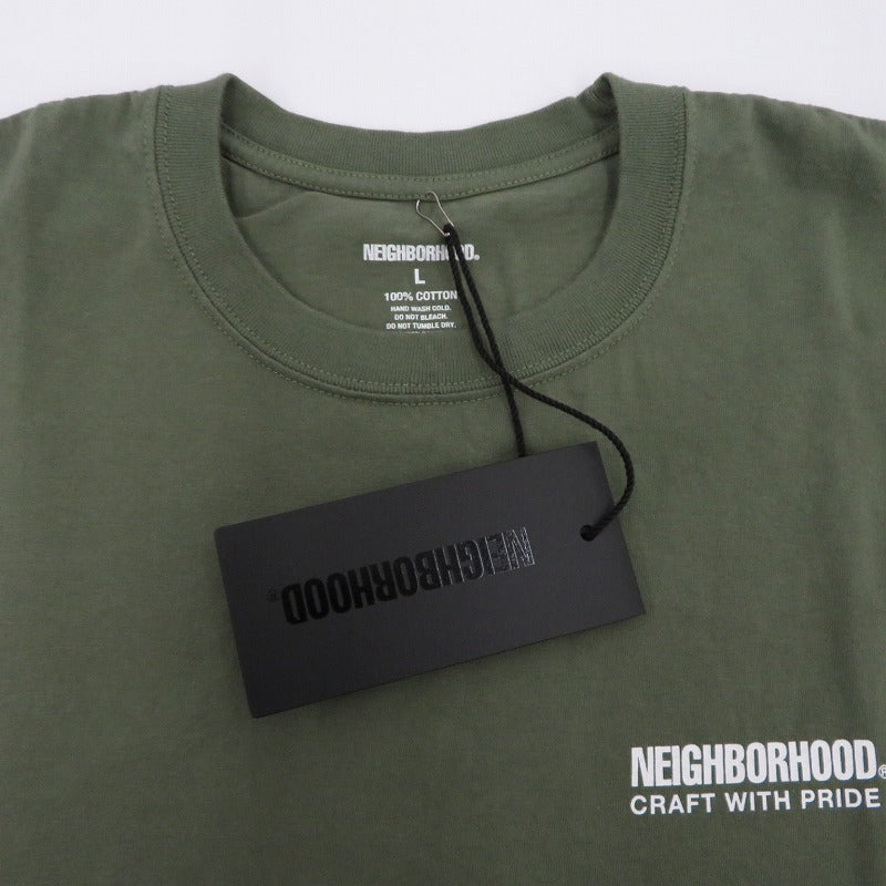 NEIGHBORHOOD | ネイバーフッド SPOT .TEE SSー1 半袖Ｔシャツ 251PCNH-ST06S カーキ サイズ：L【瀬戸大橋店】