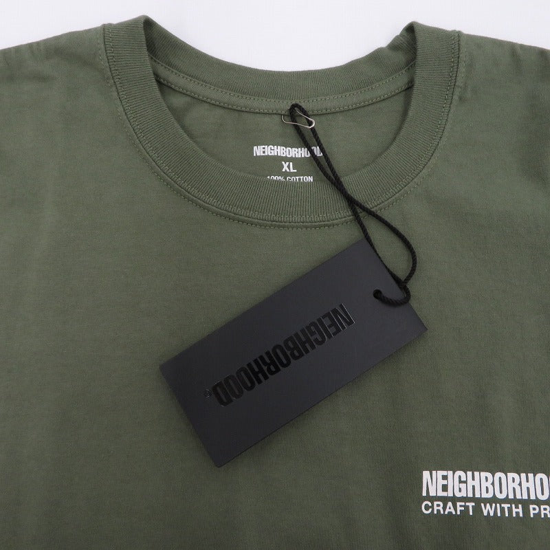 NEIGHBORHOOD | ネイバーフッド SPOT .TEE SSー1 半袖Ｔシャツ 251PCNH-ST06S カーキ サイズ：XL【瀬戸大橋店】