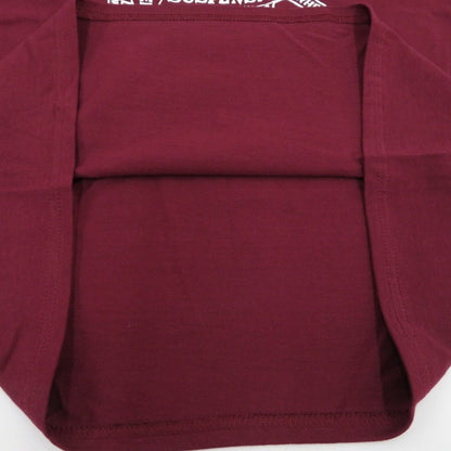 PORK CHOP | ポークチョップ GARAGE SUPPLY PORK FRONT TEE 半袖Ｔシャツ P0451 ボルドー/バーガンディー サイズ：L【瀬戸大橋店】