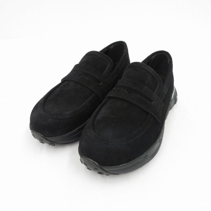 BEAMS | ビームス スエード スニーカーローファー ローファー 11-32-0908-986 ブラック 26cm【瀬戸大橋店】