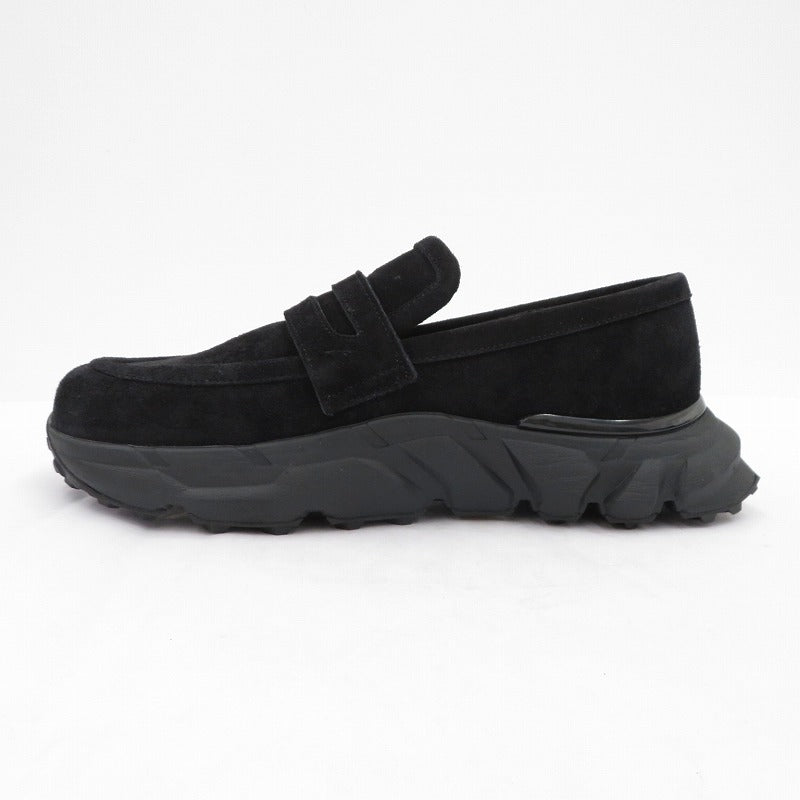 BEAMS | ビームス スエード スニーカーローファー ローファー 11-32-0908-986 ブラック 26cm【瀬戸大橋店】