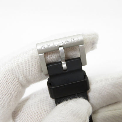 BVLGARI | ブルガリ アルミニウム クロノ カーボン 38mm 腕時計 AC38TA ブラック【瀬戸大橋店】