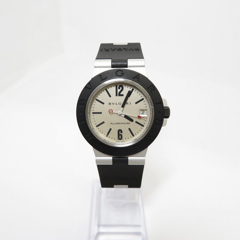 BVLGARI | ブルガリ アルミニウム 38mm 腕時計 AL38A ブラック【瀬戸大橋店】