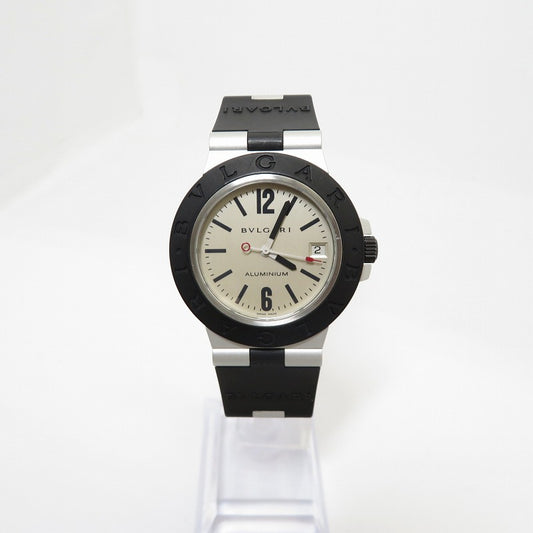 BVLGARI | ブルガリ アルミニウム 38mm 腕時計 AL38A ブラック【瀬戸大橋店】