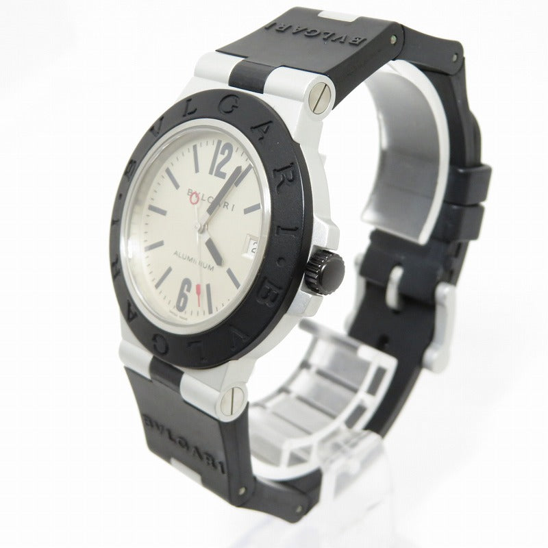 BVLGARI | ブルガリ アルミニウム 38mm 腕時計 AL38A ブラック【瀬戸大橋店】