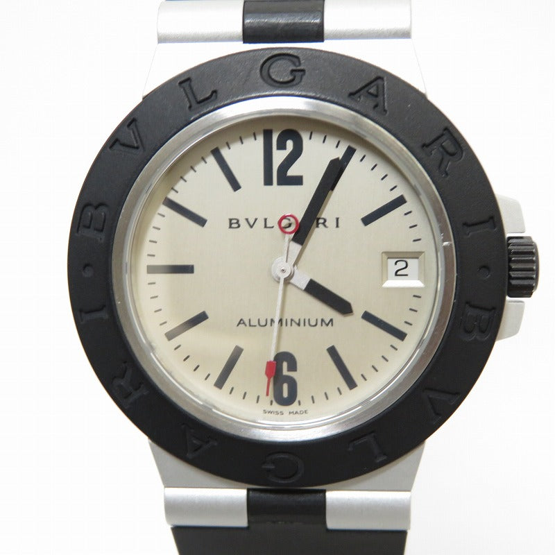 BVLGARI | ブルガリ アルミニウム 38mm 腕時計 AL38A ブラック【瀬戸大橋店】