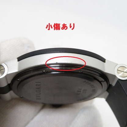 BVLGARI | ブルガリ アルミニウム 38mm 腕時計 AL38A ブラック【瀬戸大橋店】
