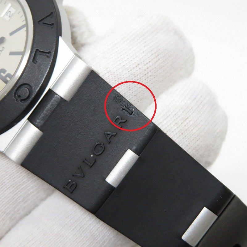 BVLGARI | ブルガリ アルミニウム 38mm 腕時計 AL38A ブラック【瀬戸大橋店】