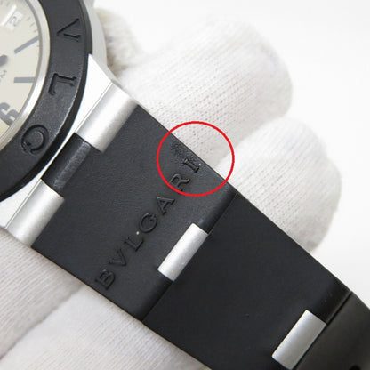 BVLGARI | ブルガリ アルミニウム 38mm 腕時計 AL38A ブラック【瀬戸大橋店】