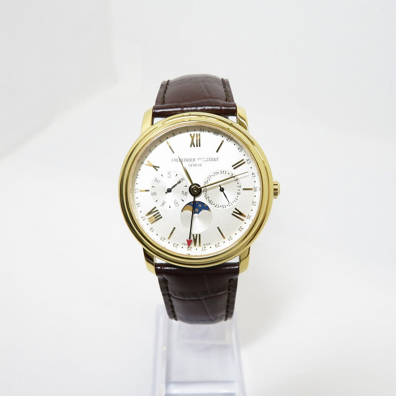 FREDERIQUE CONSTANT | フレデリック・コンスタント クラシック ビジネスタイマー 40mm 腕時計 FC-270SW4P5 ゴールド【瀬戸大橋店】