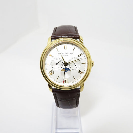 FREDERIQUE CONSTANT | フレデリック・コンスタント クラシック ビジネスタイマー 40mm 腕時計 FC-270SW4P5 ゴールド【瀬戸大橋店】