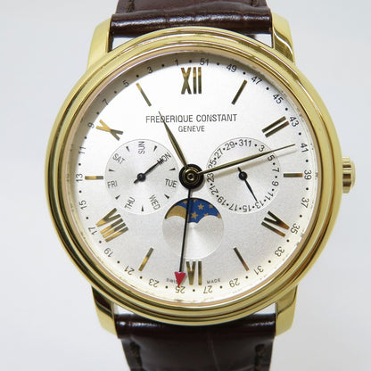 FREDERIQUE CONSTANT | フレデリック・コンスタント クラシック ビジネスタイマー 40mm 腕時計 FC-270SW4P5 ゴールド【瀬戸大橋店】