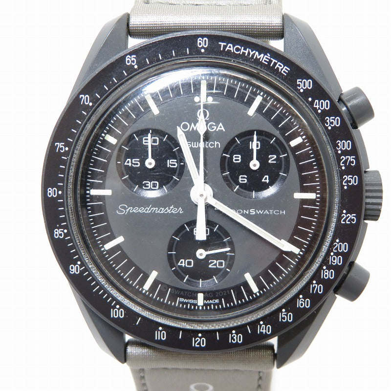 OMEGA | オメガ ×SWATCH MISSION TO MERCURY 腕時計 SO33A100 グレー【瀬戸大橋店】