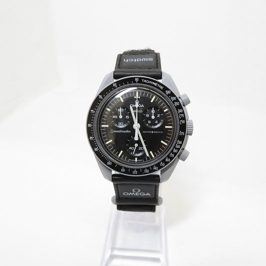 OMEGA | オメガ MISSION TO THE MOON 腕時計 SO33M100 ブラック【瀬戸大橋店】