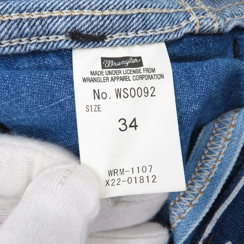 Wrangler | ラングラー WRANGLER × EDIFICE STA-WESTS デニムパンツ インディゴ サイズ：34【瀬戸大橋店】