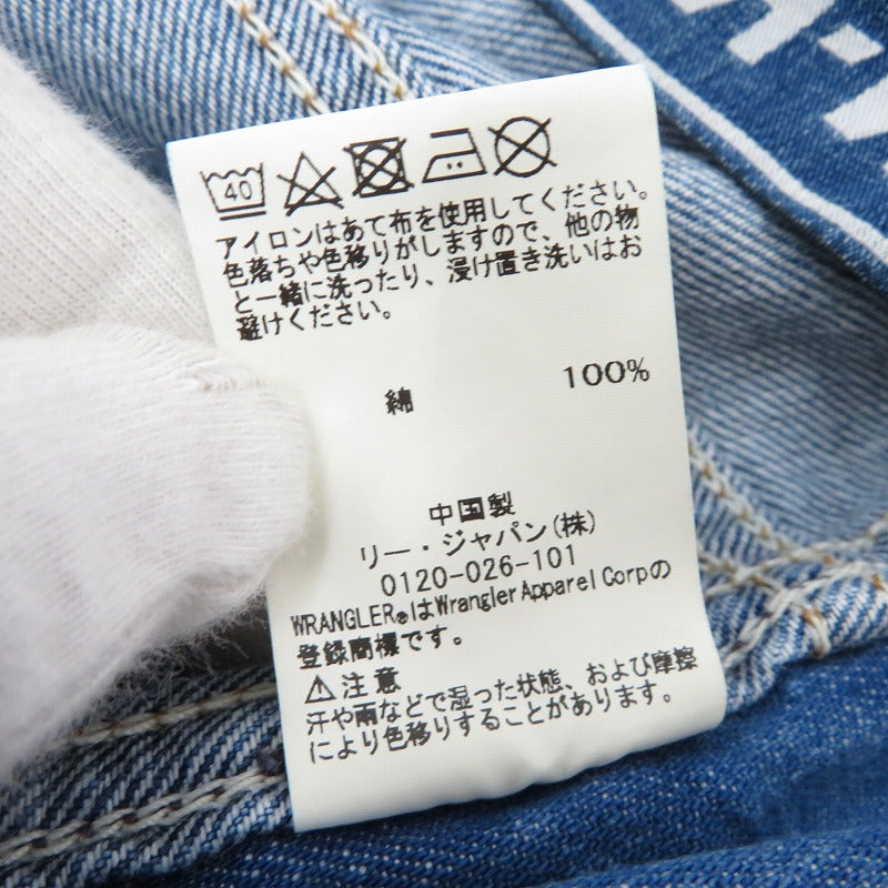 Wrangler | ラングラー WRANGLER × EDIFICE STA-WESTS デニムパンツ インディゴ サイズ：34【瀬戸大橋店】