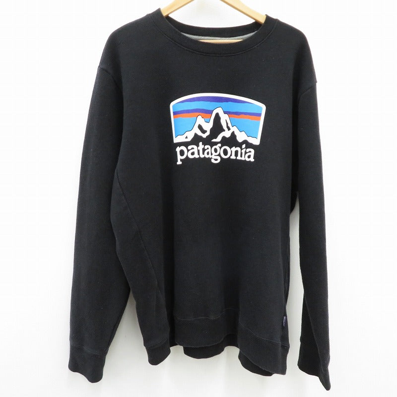 patagonia | パタゴニア Fitz Roy Horizons Uprisal Crew Sweatshirt スウェット STY39626FA22 ブラック サイズ：XL【瀬戸大橋店】