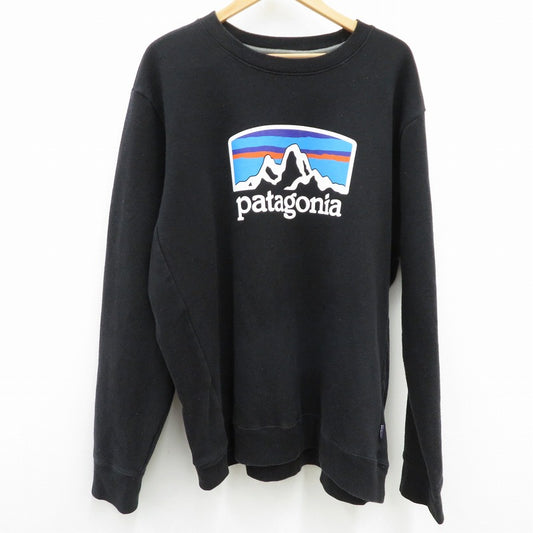 patagonia | パタゴニア Fitz Roy Horizons Uprisal Crew Sweatshirt スウェット STY39626FA22 ブラック サイズ：XL【瀬戸大橋店】