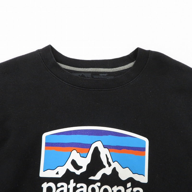 patagonia | パタゴニア Fitz Roy Horizons Uprisal Crew Sweatshirt スウェット STY39626FA22 ブラック サイズ：XL【瀬戸大橋店】