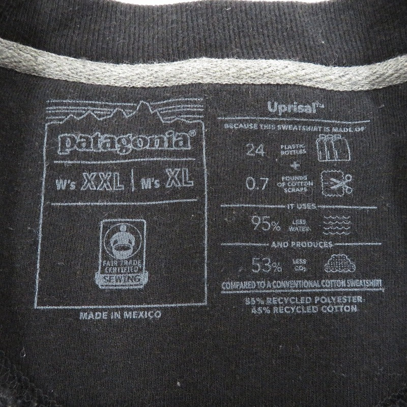 patagonia | パタゴニア Fitz Roy Horizons Uprisal Crew Sweatshirt スウェット STY39626FA22 ブラック サイズ：XL【瀬戸大橋店】