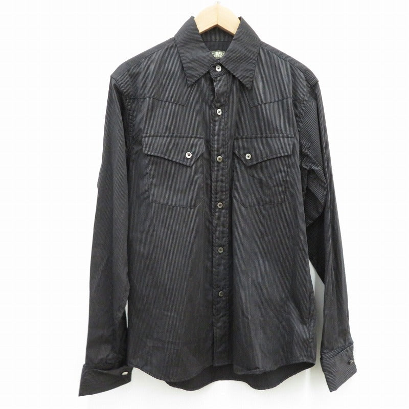 BLACK SIGN 長袖シャツ ブラック【瀬戸大橋店】