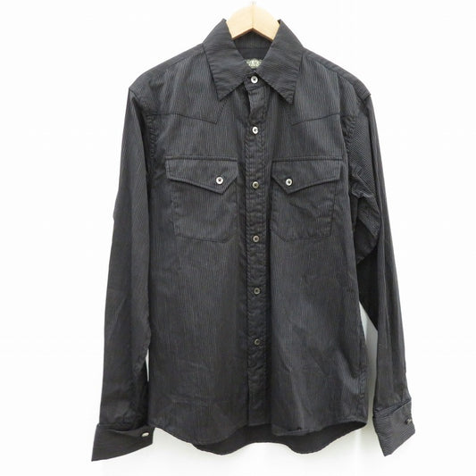 BLACK SIGN 長袖シャツ ブラック【瀬戸大橋店】