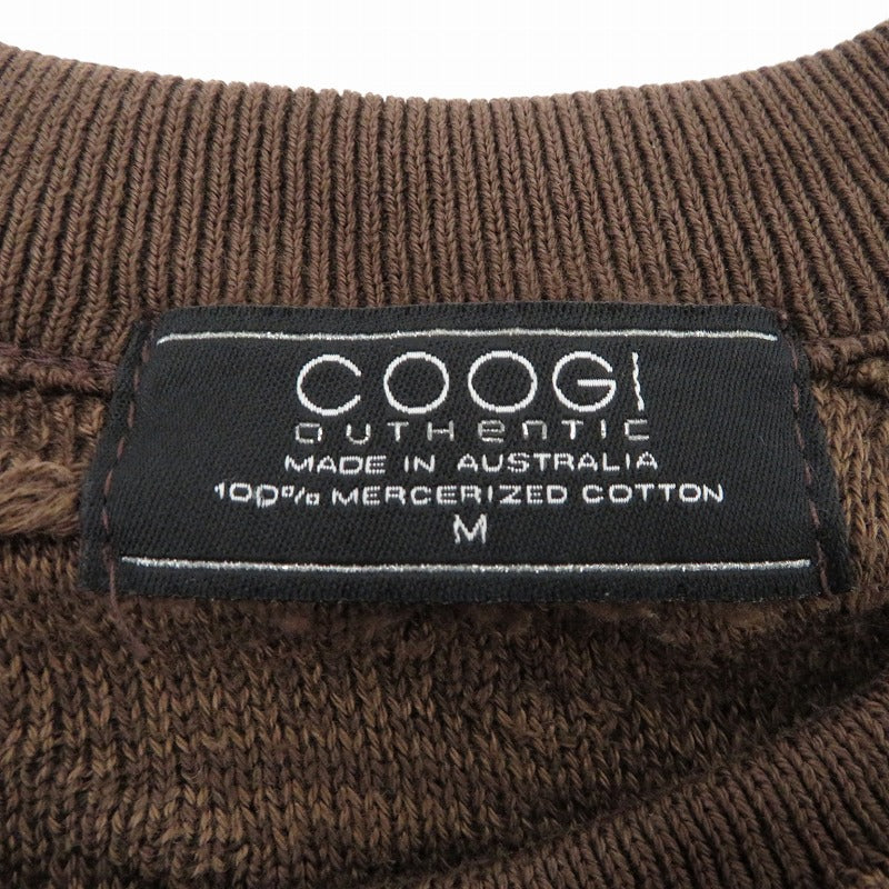 COOGI | クージー セーター ブラウン サイズ：M【瀬戸大橋店】