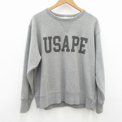 SAPEur | サプール USAPE CrewNeck Sweat スウェット グレー サイズ：M【瀬戸大橋店】