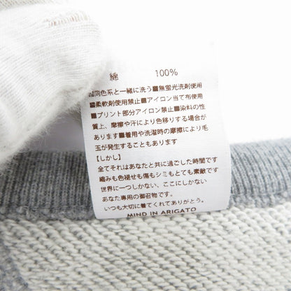 SAPEur | サプール USAPE CrewNeck Sweat スウェット グレー サイズ：M【瀬戸大橋店】
