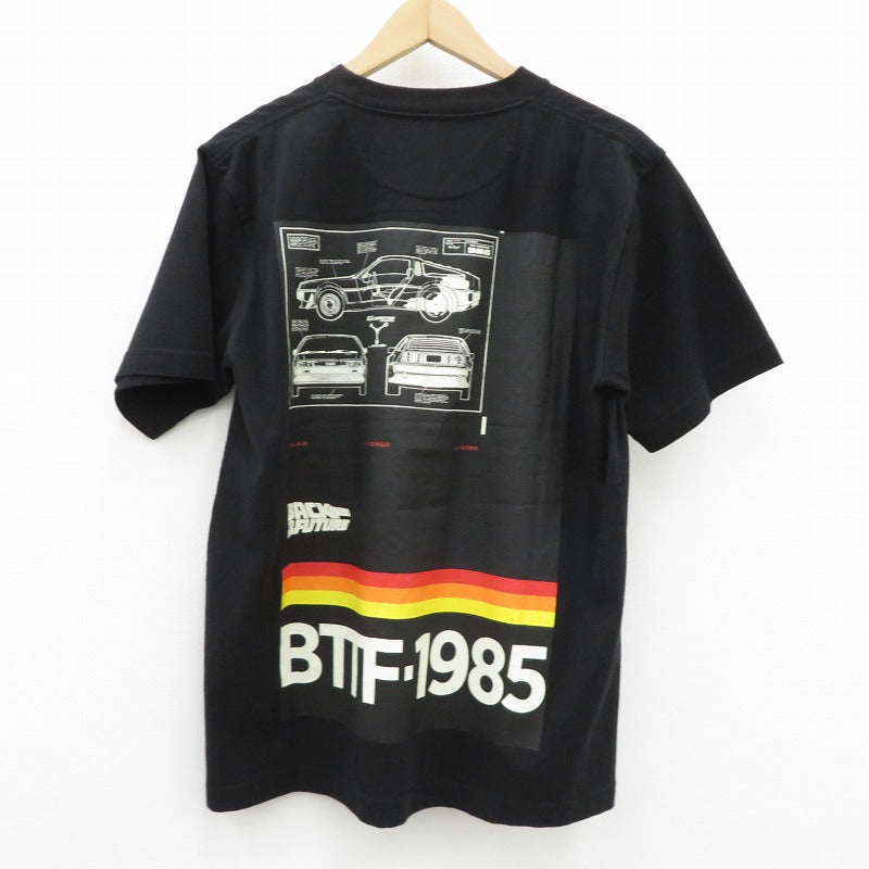 WHITE MOUNTAINEERING | ホワイトマウンテニアリング ×BACK TO THE FUTURE 半袖Ｔシャツ WM2471521 ブラック【瀬戸大橋店】