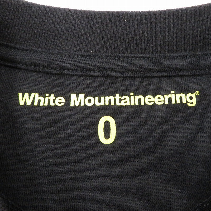 WHITE MOUNTAINEERING | ホワイトマウンテニアリング ×BACK TO THE FUTURE 半袖Ｔシャツ WM2471521 ブラック【瀬戸大橋店】