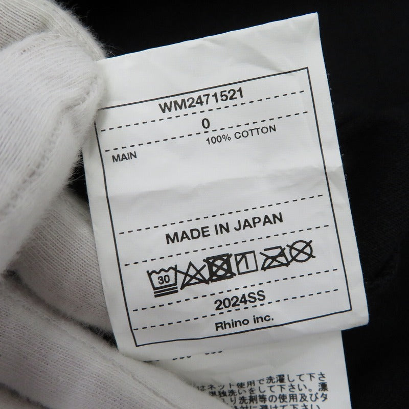 WHITE MOUNTAINEERING | ホワイトマウンテニアリング ×BACK TO THE FUTURE 半袖Ｔシャツ WM2471521 ブラック【瀬戸大橋店】