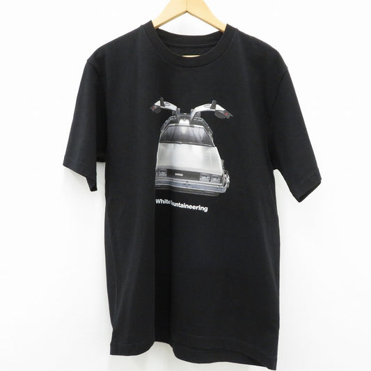 WHITE MOUNTAINEERING | ホワイトマウンテニアリング ×BACK TO THE FUTURE 半袖Ｔシャツ WM2471523 ブラック サイズ：2【瀬戸大橋店】