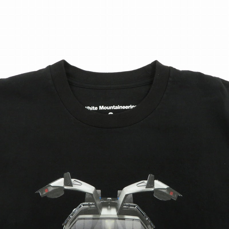 WHITE MOUNTAINEERING | ホワイトマウンテニアリング ×BACK TO THE FUTURE 半袖Ｔシャツ WM2471523 ブラック サイズ：2【瀬戸大橋店】