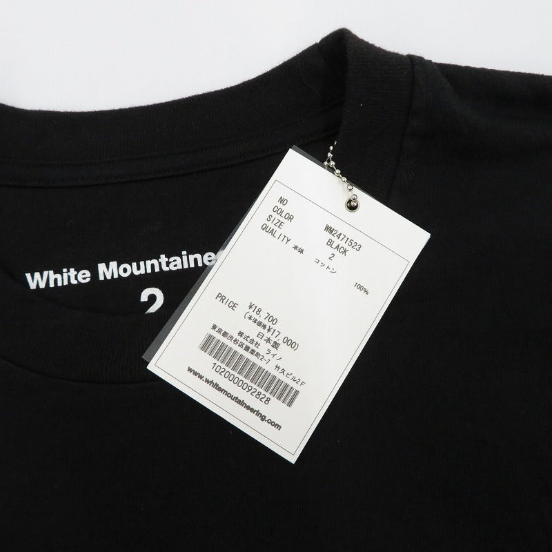 WHITE MOUNTAINEERING | ホワイトマウンテニアリング ×BACK TO THE FUTURE 半袖Ｔシャツ WM2471523 ブラック サイズ：2【瀬戸大橋店】