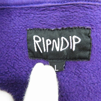 RIPNDIP | リップンディップ パーカー パープル サイズ：L【瀬戸大橋店】