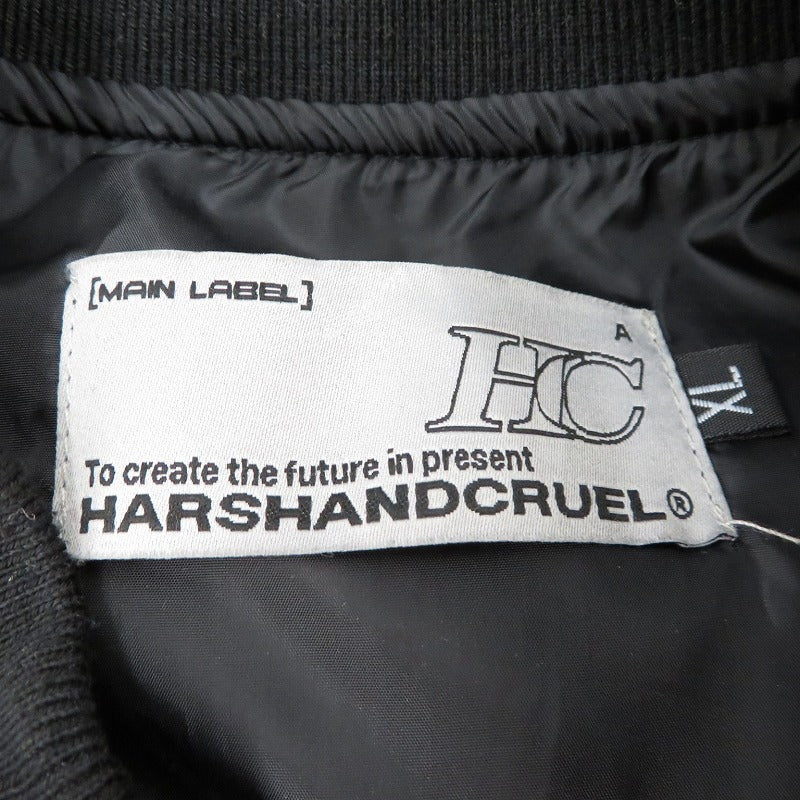 Harsh and Cruel | ハーシュアンドクルーエル スタジャン ブラック サイズ：XL【瀬戸大橋店】