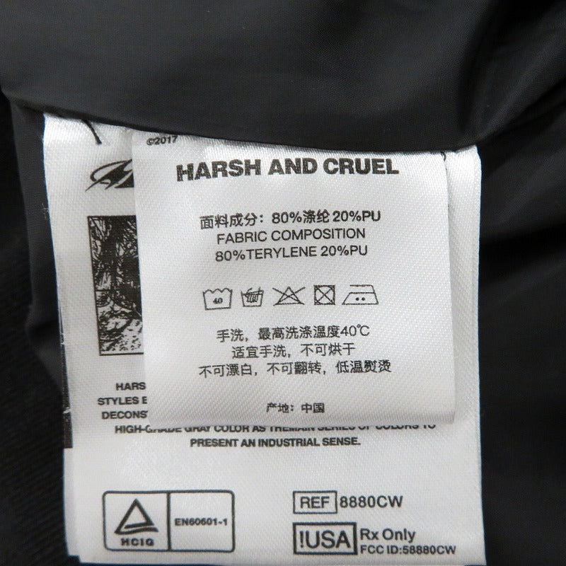 Harsh and Cruel | ハーシュアンドクルーエル スタジャン ブラック サイズ：XL【瀬戸大橋店】