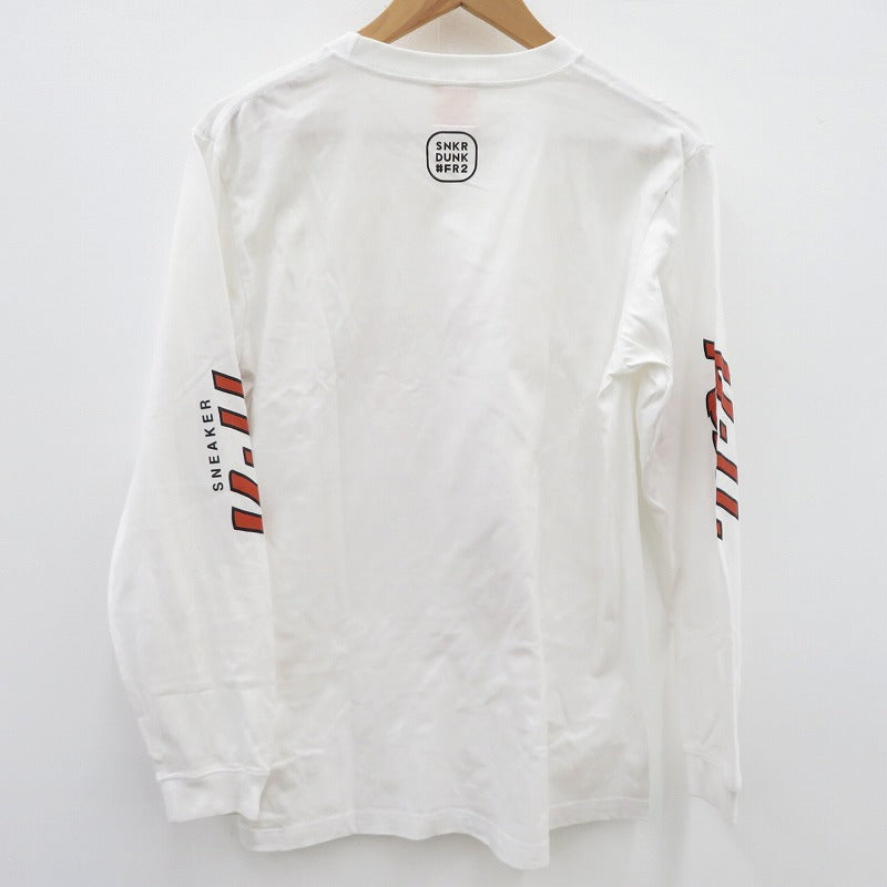 #FR2 | エフアールツー ×SNKRDUNK The Girl T-shirt 長袖Ｔシャツ ホワイト サイズ：M【瀬戸大橋店】