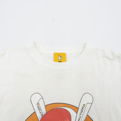 #FR2 | エフアールツー ×SNKRDUNK The Girl T-shirt 長袖Ｔシャツ ホワイト サイズ：M【瀬戸大橋店】