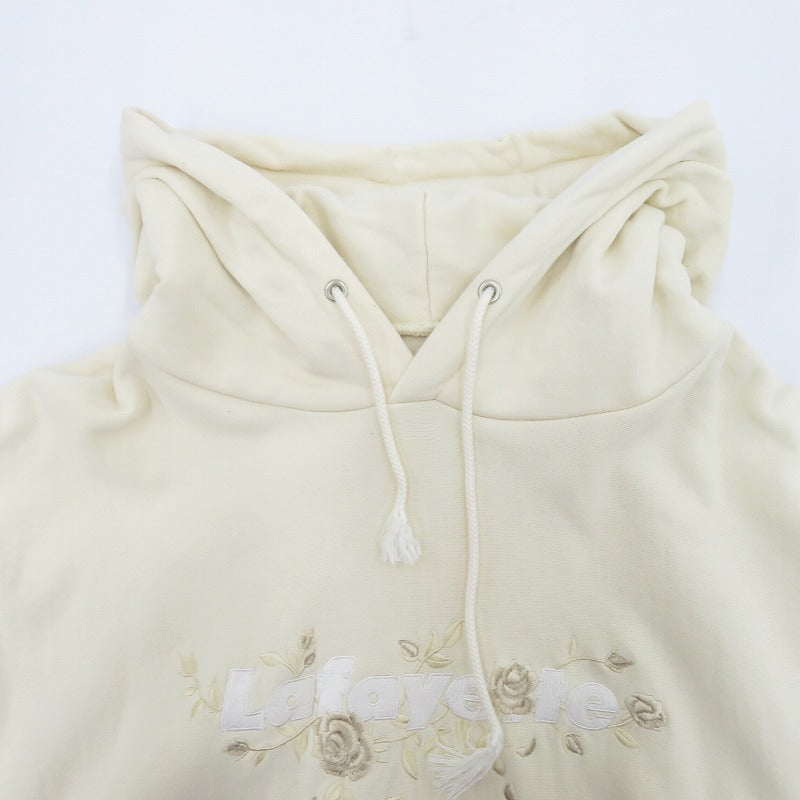 Lafayette | ラファイエット ROSE LOGO US COTTON HOODED SWEATS パーカー LE220501 アイボリー サイズ：M【瀬戸大橋店】