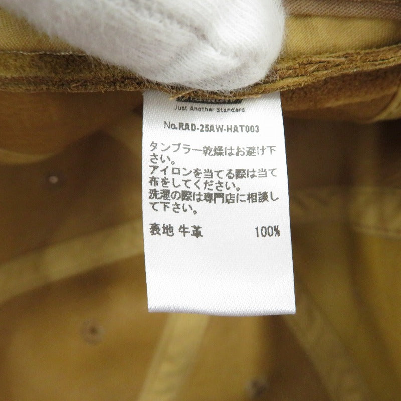 RADIALL | ラディアル Muscle Shoals ハット RAD-25AW-HAT003 キャメル【瀬戸大橋店】