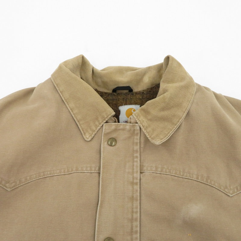 Carhartt | カーハート ﾀﾞｯｸﾊﾝﾃｨﾝｸﾞｼﾞｬｹｯﾄ その他アウター ブラウン【瀬戸大橋店】