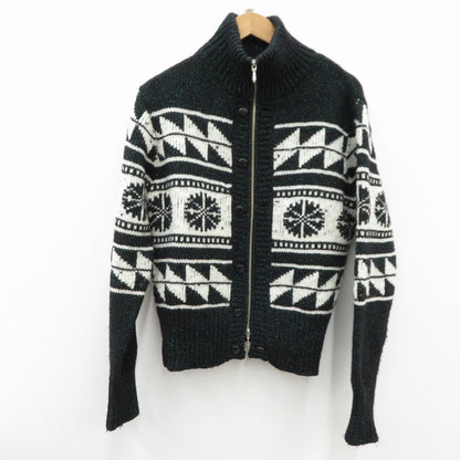 IP-UP TWINKLE COWICHAN CARDIGAN ニット MVFW-KN0222 グリーン サイズ：48【瀬戸大橋店】