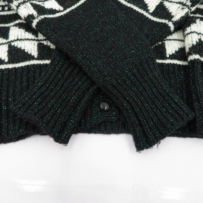 IP-UP TWINKLE COWICHAN CARDIGAN ニット MVFW-KN0222 グリーン サイズ：48【瀬戸大橋店】