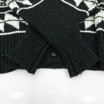 IP-UP TWINKLE COWICHAN CARDIGAN ニット MVFW-KN0222 グリーン サイズ：48【瀬戸大橋店】