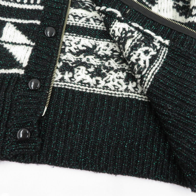IP-UP TWINKLE COWICHAN CARDIGAN ニット MVFW-KN0222 グリーン サイズ：48【瀬戸大橋店】